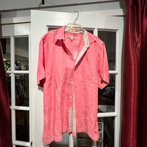 Tommy Bahama Coral Short-Sleeve Button-Down Shirt